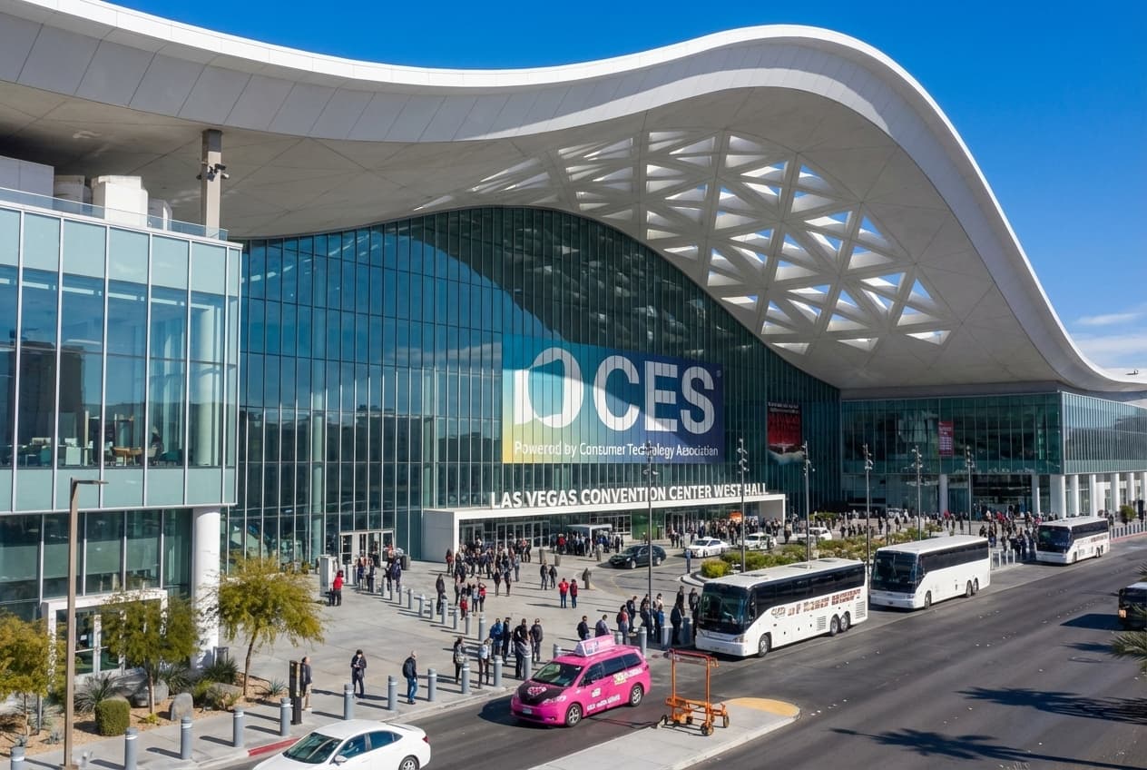 The Las Vegas Convention Center during CES